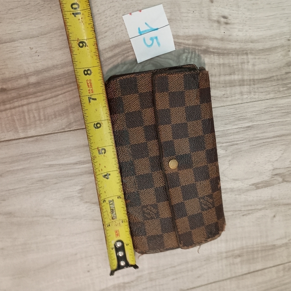 Louis Vuitton Portefeuille Sarah Long Bifold Damier Wallet Checkerboar - Picture 12 of 13